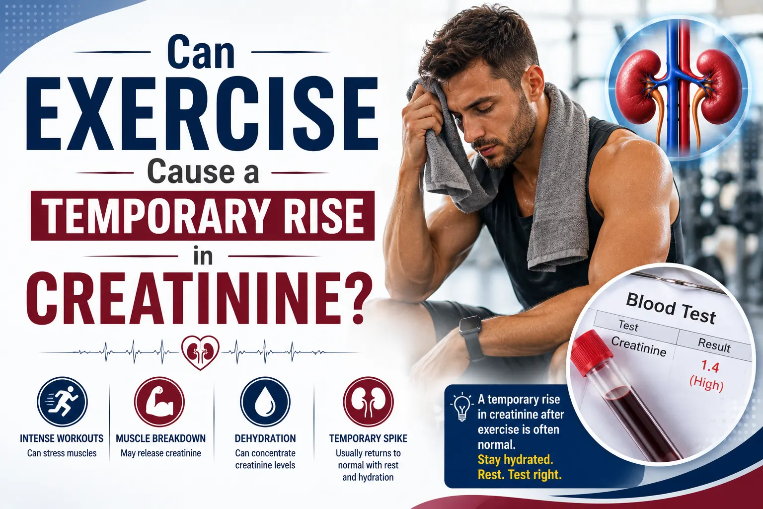 Can Exercise Cause a Temporary Rise in Creatinine?